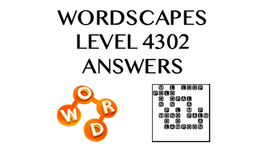 Wordscapes Level 4302 Answers