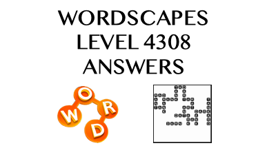 Wordscapes Level 4308 Answers