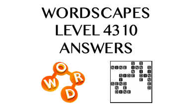 Wordscapes Level 4310 Answers