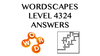 Wordscapes Level 4324 Answers