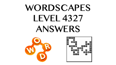Wordscapes Level 4327 Answers