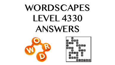 Wordscapes Level 4330 Answers