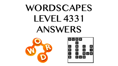 Wordscapes Level 4331 Answers