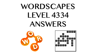 Wordscapes Level 4334 Answers