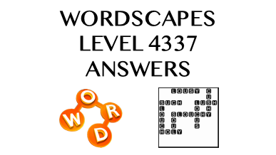 Wordscapes Level 4337 Answers