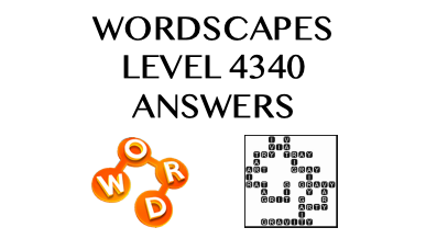 Wordscapes Level 4340 Answers