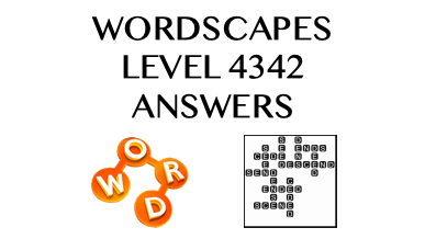 Wordscapes Level 4342 Answers
