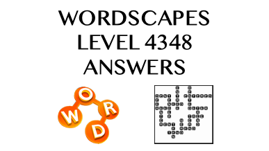 Wordscapes Level 4348 Answers