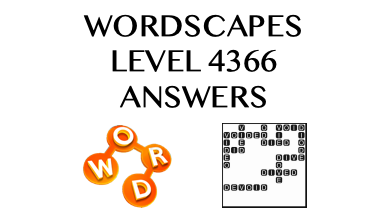Wordscapes Level 4366 Answers