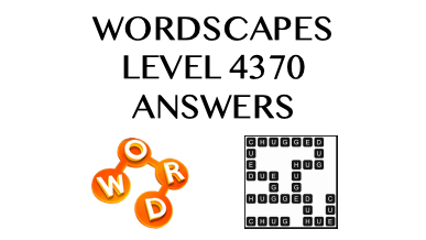 Wordscapes Level 4370 Answers