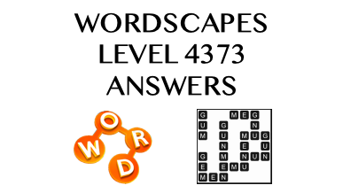 Wordscapes Level 4373 Answers