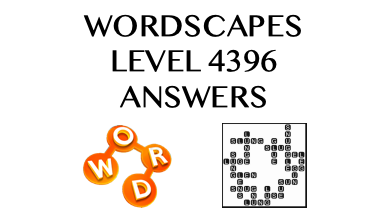 Wordscapes Level 4396 Answers