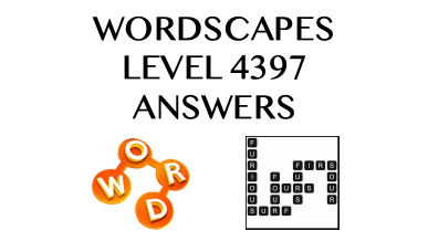 Wordscapes Level 4397 Answers