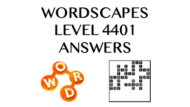 Wordscapes Level 4401 Answers