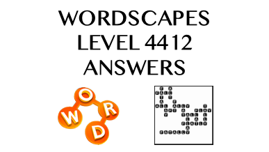 Wordscapes Level 4412 Answers