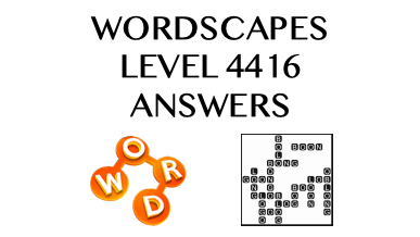 Wordscapes Level 4416 Answers