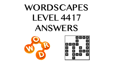 Wordscapes Level 4417 Answers