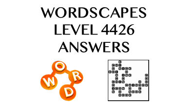 Wordscapes Level 4426 Answers