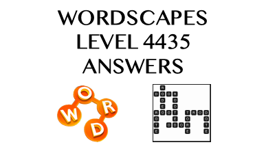 Wordscapes Level 4435 Answers