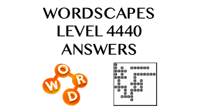 Wordscapes Level 4440 Answers