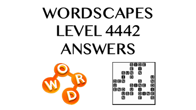 Wordscapes Level 4442 Answers
