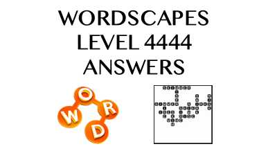 Wordscapes Level 4444 Answers