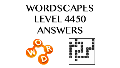 Wordscapes Level 4450 Answers