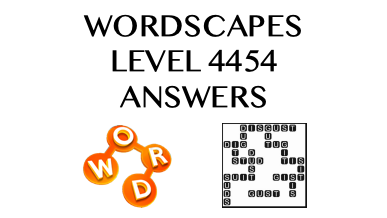 Wordscapes Level 4454 Answers