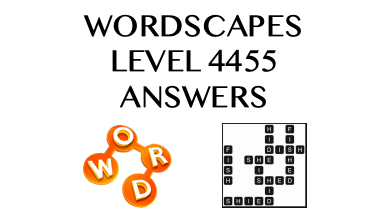 Wordscapes Level 4455 Answers
