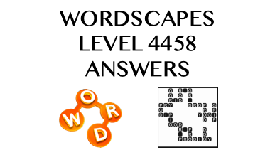 Wordscapes Level 4458 Answers