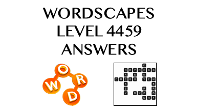 Wordscapes Level 4459 Answers
