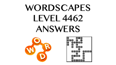 Wordscapes Level 4462 Answers