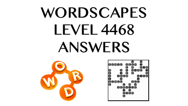 Wordscapes Level 4468 Answers