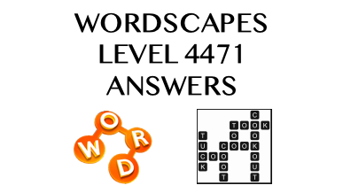 Wordscapes Level 4471 Answers