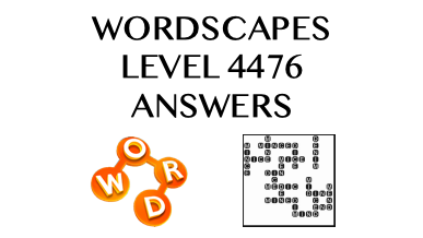 Wordscapes Level 4476 Answers