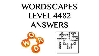 Wordscapes Level 4482 Answers