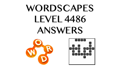 Wordscapes Level 4486 Answers