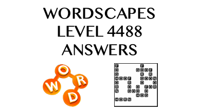 Wordscapes Level 4488 Answers
