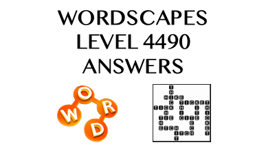 Wordscapes Level 4490 Answers