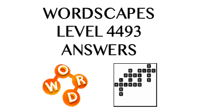 Wordscapes Level 4493 Answers
