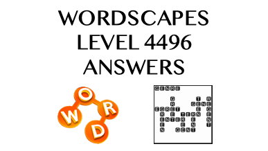 Wordscapes Level 4496 Answers
