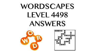Wordscapes Level 4498 Answers