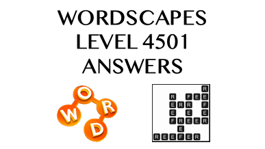 Wordscapes Level 4501 Answers