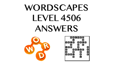 Wordscapes Level 4506 Answers