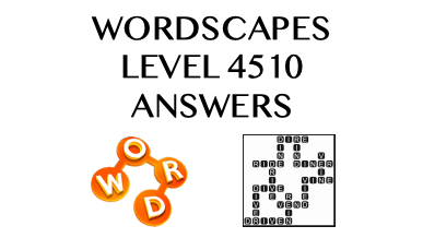 Wordscapes Level 4510 Answers