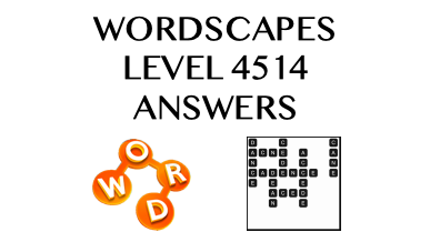 Wordscapes Level 4514 Answers