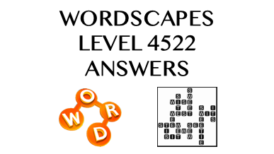 Wordscapes Level 4522 Answers