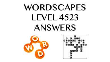 Wordscapes Level 4523 Answers
