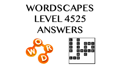 Wordscapes Level 4525 Answers