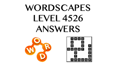 Wordscapes Level 4526 Answers